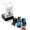 Dice>Halfsies Dice 7 Piece Polyhedral DnD Dice Set - Bat - Your Source for Gaming Essentials