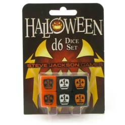 Dice>Halloween 19mm D6 RPG Dice - 6 Pieces - Your Source for Gaming Essentials