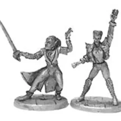 Tabletop Miniatures>Harlequin and Aina #20-564 Shadowrun RPG Metal Ral Partha Figure - Your Source for Gaming Essentials
