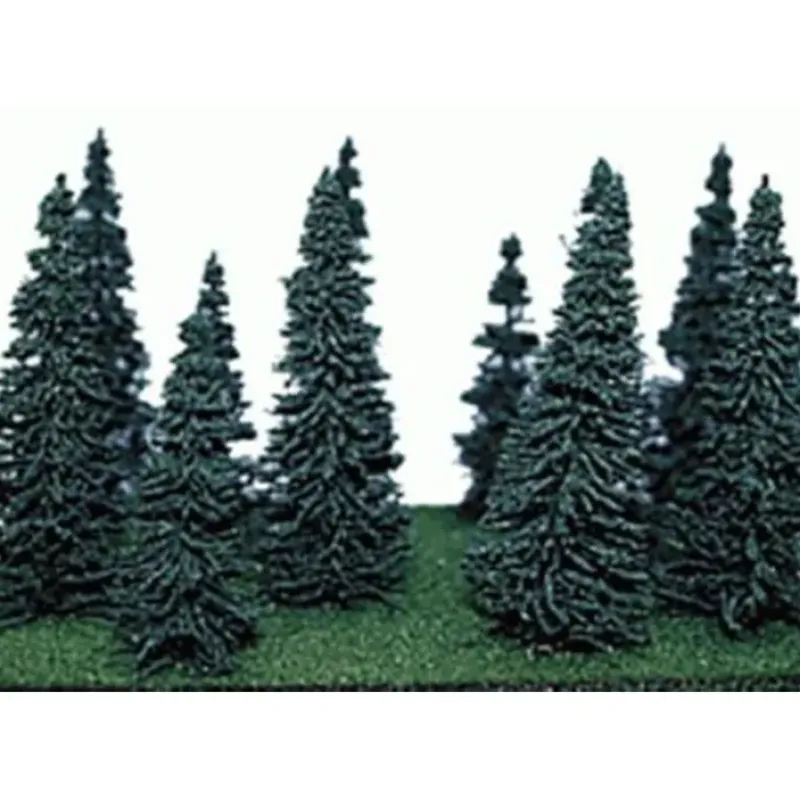 New Heki 307 4"-7" Mini Forest Pine Trees (Set of 12) - Your Source for Gaming Essentials Trains