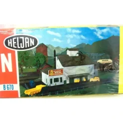 Best Heljan 670 N Scale Grain Mill Building Kit - Your Source for Gaming Essentials Trains