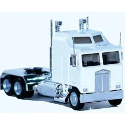 Outlet Herpa 35259 HO K100 Semi Tractor with 1-Bar Grille & Extra-Long Chassis - White - Your Source for Gaming Essentials Trains