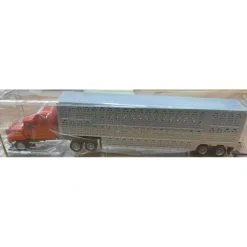 Hot Herpa 6349 HO Orange & Gray Mack CH 613 with 48' Livestock Trailer - Your Source for Gaming Essentials Trains