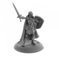 Tabletop Miniatures>Human Paladin, Caerindra #04070 Dark Heaven Legends Unpainted Metal Figure - Your Source for Gaming Essentials