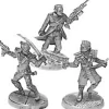 Tabletop Miniatures>Human Street Samurai (3) #20-502 Shadowrun RPG Metal Ral Partha Figure - Your Source for Gaming Essentials