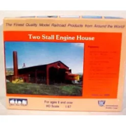 Outlet IHC 3500 HO Scale Two Stall Engine House Building Kit - Your Source for Gaming Essentials Trains
