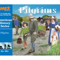 Discount Imex 521 1:72 Pilgrims & Animals Unpainted Figure Set (Set of 49) - Your Source for Gaming Essentials Trains