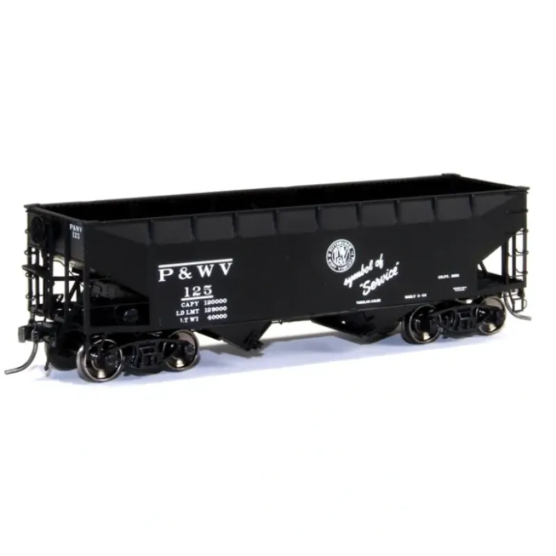 New InterMountain 47165 HO P&WV AAR Alternate Standard Offset-Side 2-Bay Open Hopper - Your Source for Gaming Essentials Trains