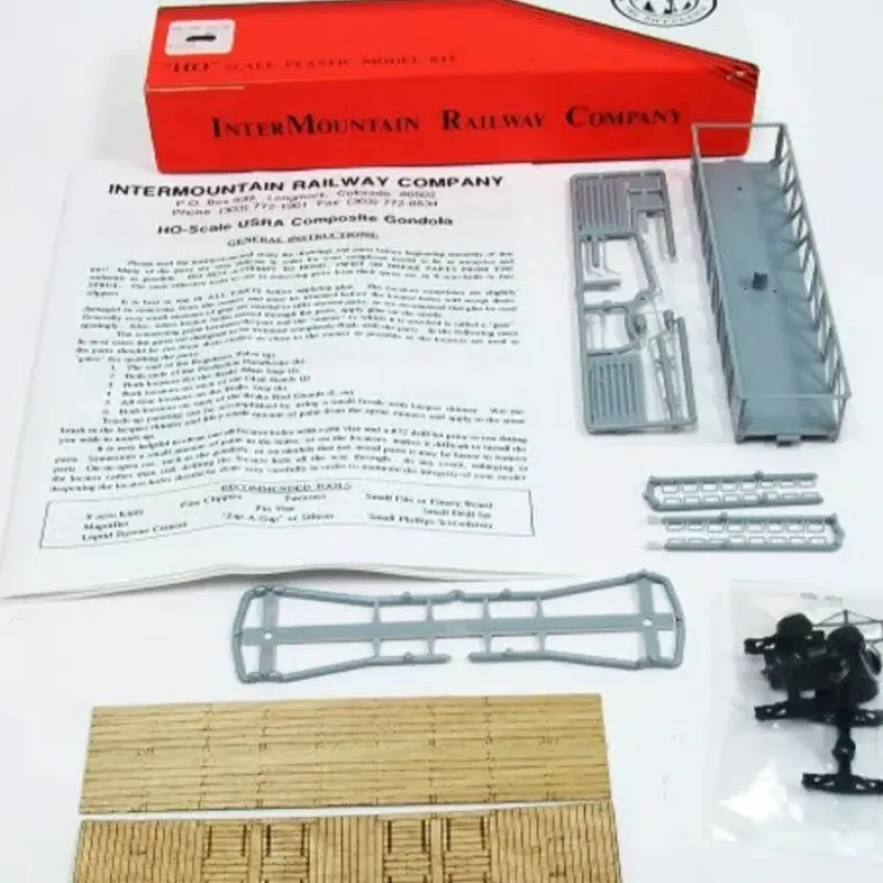 New InterMountain 41699 Undecorated USRA Composite Gondola Kit - Your Source for Gaming Essentials Trains