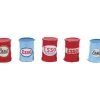 New JL Innovative Design 361-574 Custom Oil Barrels Esso (red light blue) pkg(5) - Your Source for Gaming Essentials Trains