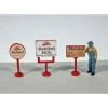 Online JL Innovative Design 463 HO Mobil Vintage Gas Station Curb Signs & Figure - Your Source for Gaming Essentials Trains