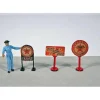 Outlet JL Innovative Design 462 HO Texaco Vintage Gas Station Curb Signs (Set of 3) - Your Source for Gaming Essentials Trains