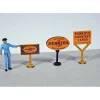 Sale JL Innovative Design 473 HO Pennzoil Vintage Gas Station Curb Signs (Set of 3) - Your Source for Gaming Essentials Trains