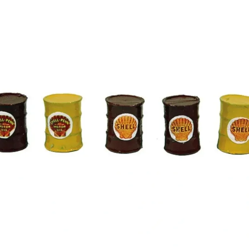 Discount JL Innovative Design 564 HO Shell Oil Company Custom Oil Barrel (Set 5) - Your Source for Gaming Essentials Trains