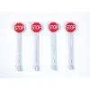 Clearance JL Innovative Design 851 HO Custom Street Signs Stop Sign Red (Pack of 4) - Your Source for Gaming Essentials Trains