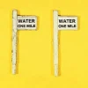 Sale JL Innovative Design 836 HO Water One Mile Sign Set (Pack of 2) - Your Source for Gaming Essentials Trains