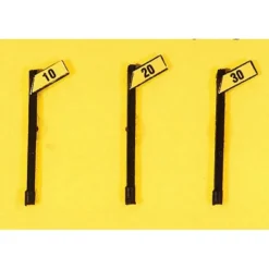 New JL Innovative Design 843 HO Angled Speed Signs Slow Set (Pack of 3) - Your Source for Gaming Essentials Trains