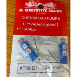 Clearance JL Innovative Design 586 HO Chevron Deluxe Custom Gas Pump (Pack of 2) - Your Source for Gaming Essentials Trains