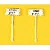 Discount JL Innovative Design 838 HO Begin/End C.T.C. Sign Set (Pack of 2) - Your Source for Gaming Essentials Trains
