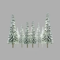 JTT Scenery Products 92007 HO 4-6" Super Scenic Snow Pine Tree (Pack of 24) - Your Source for Gaming Essentials Trains