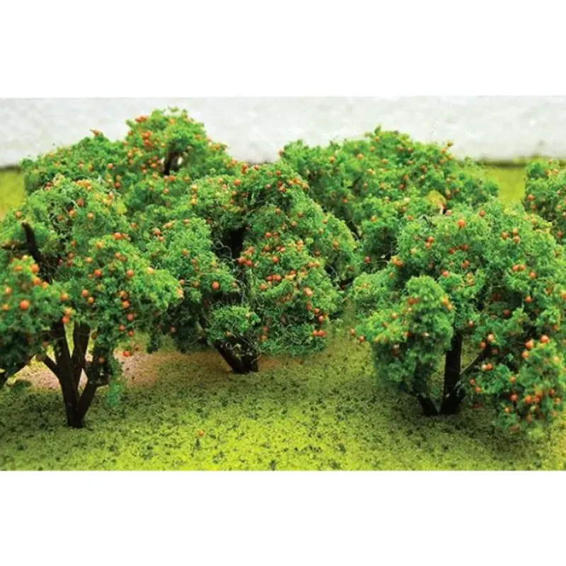 Discount JTT Scenery Products 92121 HO 2"-2.25"Fruit Grove Trees, Orange (Pack of 6) - Your Source for Gaming Essentials Trains