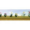 Hot JTT Scenery Products 95563 HO 5/8" Assorted Flower Plants Set #4 (Pack of 10) - Your Source for Gaming Essentials Trains
