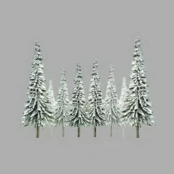 Online JTT Scenery Products 92008 O 6"-10" Snow Pine Scenic Trees (Pack of 12) - Your Source for Gaming Essentials Trains