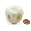 Dice>Jumbo Backgammon 36mm Doubling Cube Dice - White - Your Source for Gaming Essentials