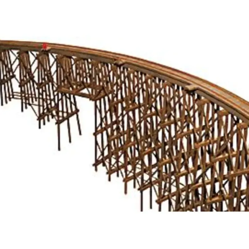 Hot JV Models 2016 HO Scale Curved Wood Trestle Bridge - Your Source for Gaming Essentials Trains