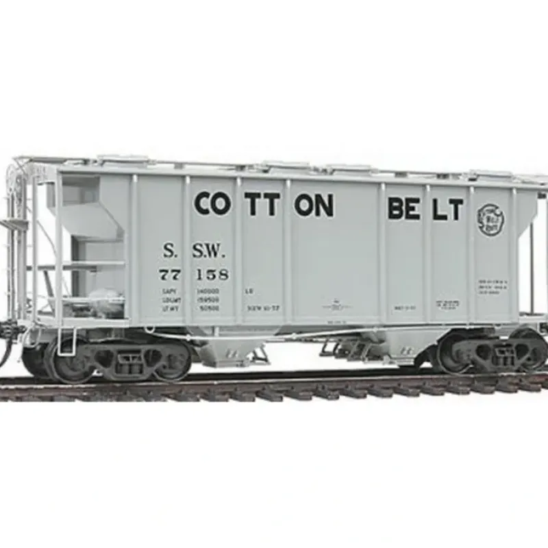 Discount Kadee 8035 HO Cotton Belt SSW PS-2 Two-Bay Covered Hopper #77158 - Your Source for Gaming Essentials Trains