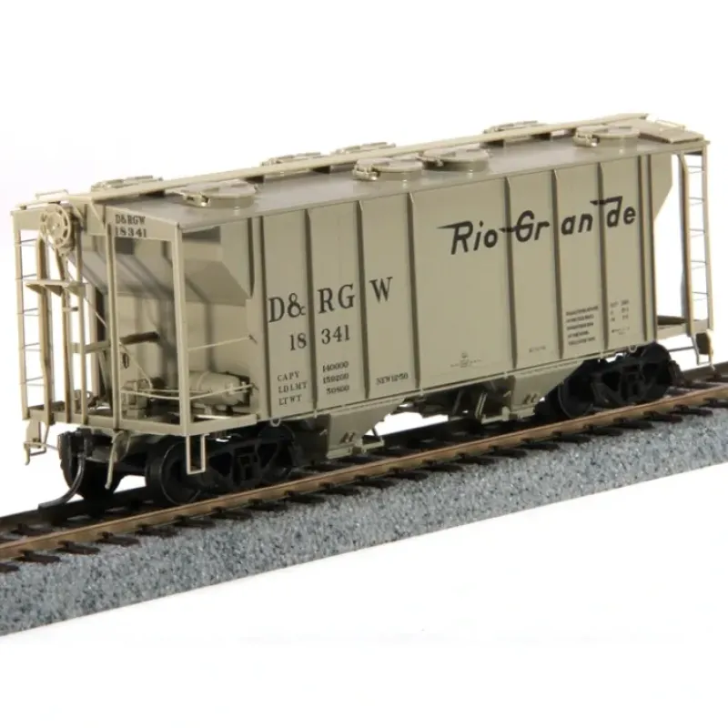 Hot Kadee 8649 HO Denver & Rio Grande Western PS-2 2-Bay Covered Hopper #18341 - Your Source for Gaming Essentials Trains