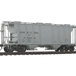 Sale Kadee 8040 HO Illinois Central PS-2 2-Bay Covered Hopper #55038 - Your Source for Gaming Essentials Trains