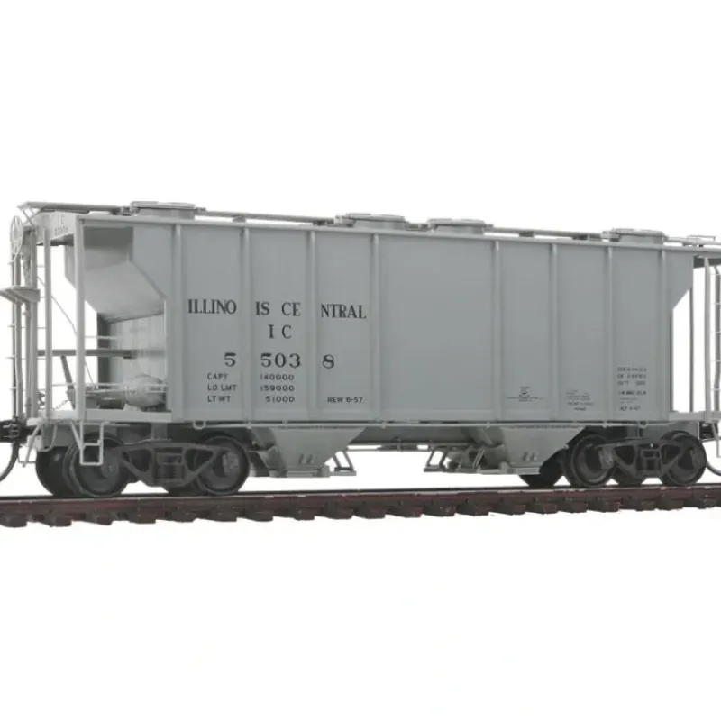 Sale Kadee 8040 HO Illinois Central PS-2 2-Bay Covered Hopper #55038 - Your Source for Gaming Essentials Trains