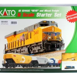 Hot Kato 106-0021 CSX/Dark Future GE ES44AC GEVO N Gauge Diesel Freight Train Set - Your Source for Gaming Essentials Trains