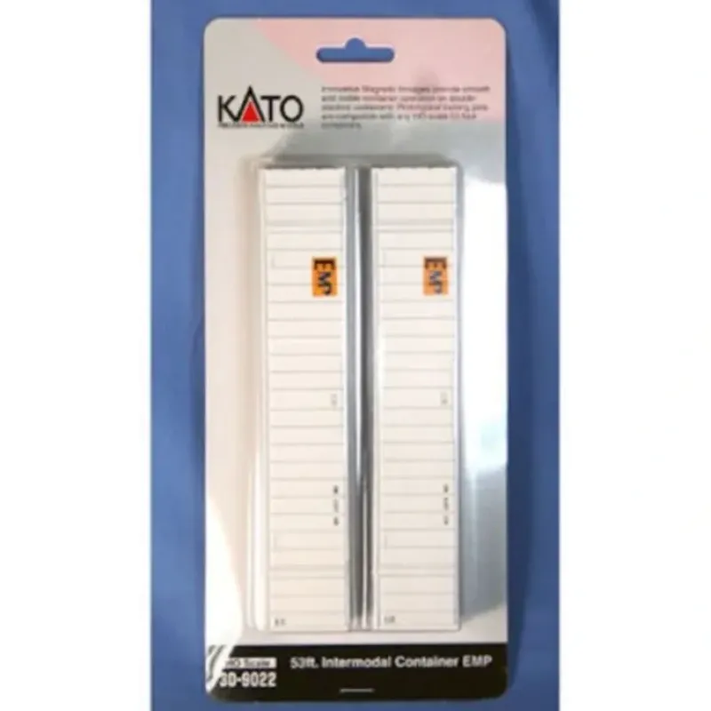 New Kato 30-9022 HO 53' Container EMP (2) - Your Source for Gaming Essentials Trains