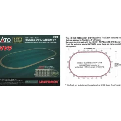 New Kato 3-115 HO 21-5/8" HV5 R550mm Basic Oval Track Set - Your Source for Gaming Essentials Trains