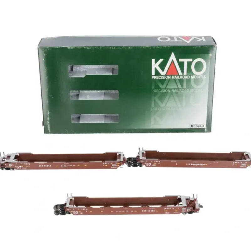 Outlet Kato 30-9036 HO Maxi-IV 53'Stack Car 3pk AOK #55358 - Your Source for Gaming Essentials Trains