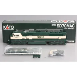 Discount Kato 37-6402 HO Scale BNSF EMD SD70MAC Executive Diesel Locomotive #9837 LN/Box - Your Source for Gaming Essentials Trains