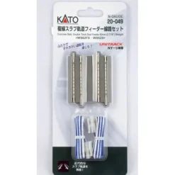 Sale Kato 20-049 N 2-7/16" Concrete Slab Double Terminal Feeder Straight Track - Your Source for Gaming Essentials Trains