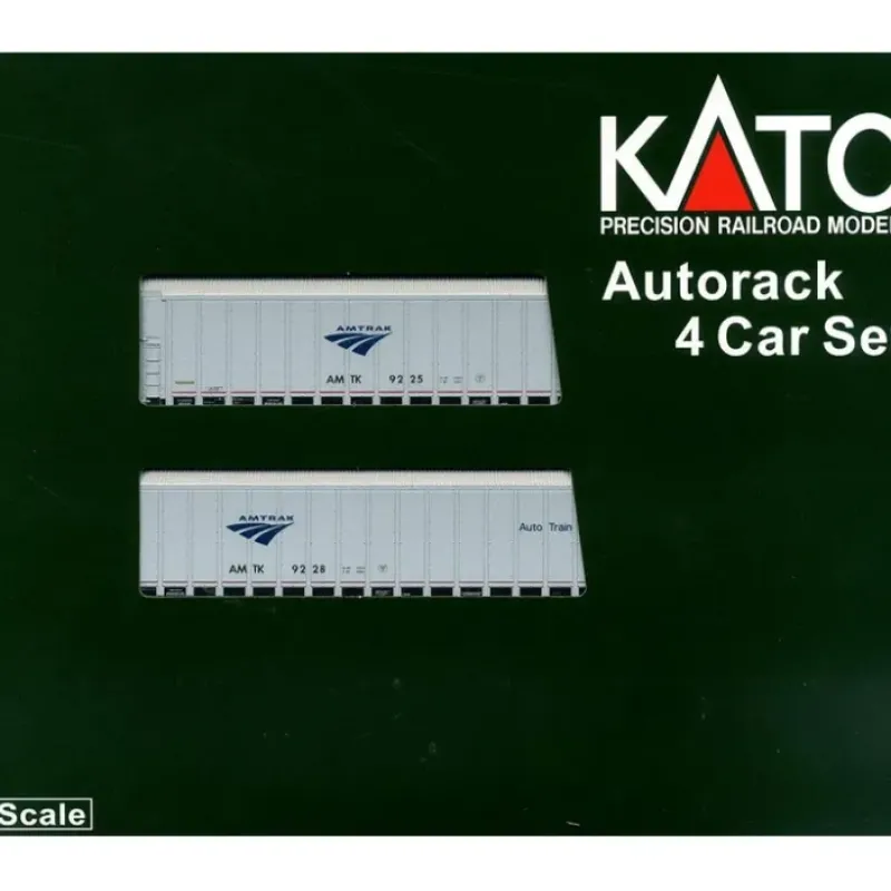 Kato 106-5501 N Amtrak Autorack #1 (Pack of 4) - Your Source for Gaming Essentials Trains
