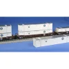 Best Kato 106-6164 N BNSF Maxi-IV 53' Stack Car #253791 w/BNSF Containers - Your Source for Gaming Essentials Trains
