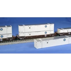 Best Kato 106-6164 N BNSF Maxi-IV 53' Stack Car #253791 w/BNSF Containers - Your Source for Gaming Essentials Trains