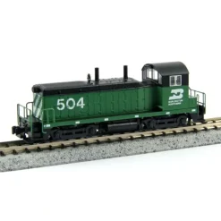 New Kato 176-4369 N Burlington Northern EMD NW2 - Standard DC #504 - Your Source for Gaming Essentials Trains