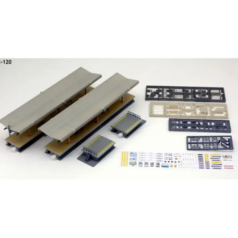 Hot Kato 23-120 N Island Flag Stop Platform Building Assembled - Your Source for Gaming Essentials Trains