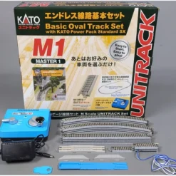 Clearance Kato 20-852 N M1 Basic Oval Unitrack Set with Powerpack EX/Box - Your Source for Gaming Essentials Trains