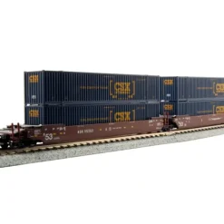 Online Kato 106-6169 N MAXI-IV 53' Stack Car 3pk AOK #55353 w/CSX Containers - Your Source for Gaming Essentials Trains