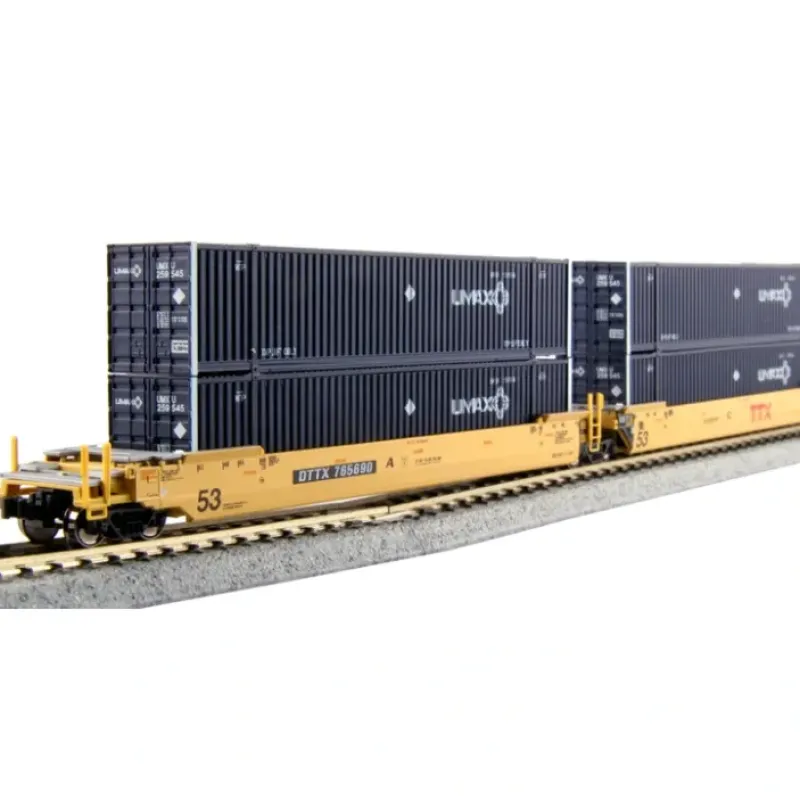 Outlet Kato 106-6172 N MAXI-IV 53' Stack Car 3pk TTX New Logo #765690 w/UMAX Cont - Your Source for Gaming Essentials Trains