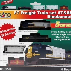 Outlet Kato 106-6273 N Santa Fe EMD F7 Diesel Freight Train-Only Set Standard DC - Your Source for Gaming Essentials Trains