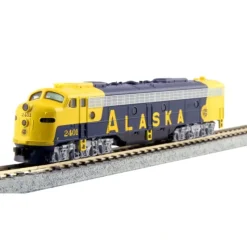 Clearance Kato 176-5320 N Scale Alaska Railroad EMD E8A Diesel Locomotive #2401 - Your Source for Gaming Essentials Trains