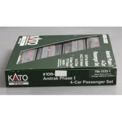 Outlet Kato 106-3522 N Scale Amtrak Phase I 4-Car Passenger Set - Your Source for Gaming Essentials Trains